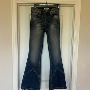 Worn once. Cello flair jeans.